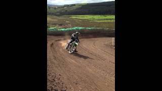 Ynysybwl Mx track  KXF250 [upl. by Ilocin]