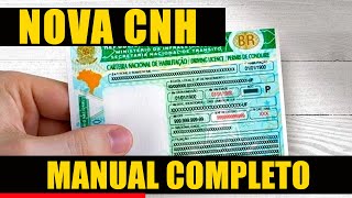 NOVA CNH MANUAL COMPLETO Perguntas e Respostas e veja como será novo modelo da habilitação [upl. by Coltson]