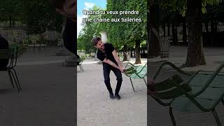 Quand tu prends une chaise aux tuileries [upl. by Haidabo]