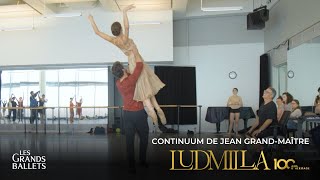 En répétition  Continuum de Jean GrandMaître  Ludmilla100  Les Grands Ballets [upl. by Devonne]