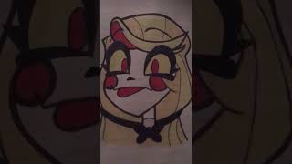 I drew Charlie 3 hazbinhotel charliemorningstar hazbinhotelcharacter fanart alcholmarkers art [upl. by Ivel]