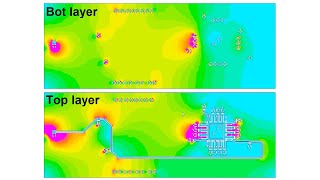 free Multilayer PDN simulation for KiCad FEMM 42 Finite Element Analysis ground bouncevoltage drop [upl. by Nylkaj24]