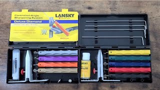 035 How To Use The Lansky Sharpening System Full Tutorial [upl. by Siuqram]