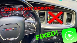 How to fix apple CarPlay NOT working on Dodge Charger Chrysler 300 and other vehicles [upl. by Willow514]