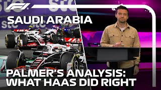 How Haas Antics Secured Points in Saudi Arabia  Jolyon Palmers Analysis  Workday [upl. by Aivekal]