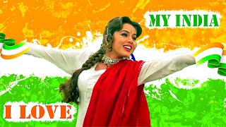 15th August Song  I Love My India  Independence Day Song  Pardes 1997 [upl. by Nangatrad]