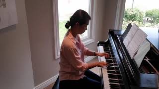 RCM Piano Grade 8 List A CPE Bach Solfeggio in c minor [upl. by Aihtennek125]