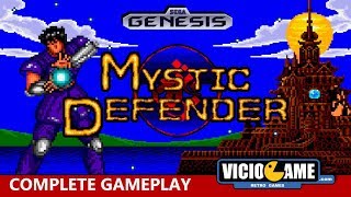 🎮 Mystic Defender Mega Drive Complete Gameplay [upl. by Ekram267]