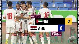 AsianQualifiers  Full Match  Group A  UAE vs Syria [upl. by Akit]