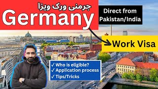 Germany Work Visa Opportunity Card Direct from Pakistan amp India [upl. by Inol]