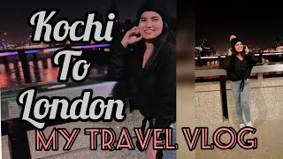 kochi To London Travel vlog🥰 my first flight experience😍vistara flight experienceshijijoby vibes [upl. by Hulbert885]