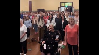 Choir of women singing creep by radiohead original ig [upl. by Gill]