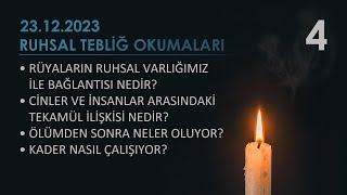 RÜYALAR NEDİR  ÖLÜM SONRASI HAYAT  CİNLER VE İNSANLAR  RUHSAL TEBLİĞLER [upl. by Brunk]