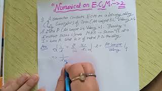 Numerical on ECMElectrochemical Machining [upl. by Eetnahc]