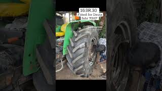 Alliance Agristar II R1W fitted for Deutz fahr 70HP Rear Tires169R30 [upl. by Nevanod916]