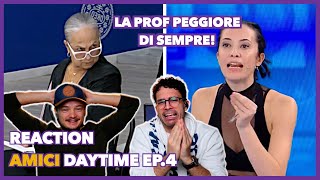 Falsa e Disonesta la nuova prof  Reaction al Daytime di Amici ep4 [upl. by Enyawad]