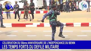 58 ANS DINDÉPENDANCE DU BENIN LES TEMPS FORTS DU DÉFILÉ [upl. by Schwartz]