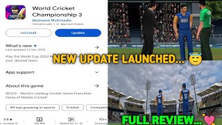 Wcc3 New Update Launched amp Wcc 3 New Update Full Review [upl. by Yduj]