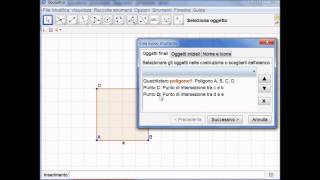 Macroquadrato con geogebrawmv [upl. by Ahsieat125]