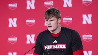 Nebraskas Thomas Fidone II full press conference from Aug 27th 2024 [upl. by Punak561]