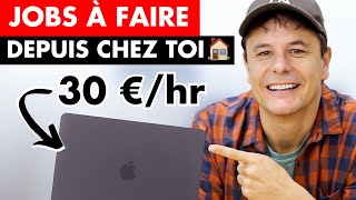 20 Jobs en Ligne pour Gagner de lArgent depuis chez toi les 20 jobs les mieux payés [upl. by Akemahs195]