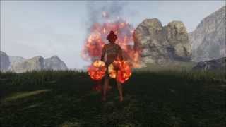 Unreal 4 spell quotFire Dustquot explosion [upl. by Aital]