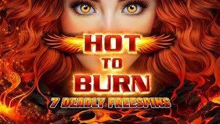 Hot to Burn  7 Deadly Free Spins Slot Bonus MEGA WIN Pragmatic Play casino slot jackpot [upl. by Rust454]