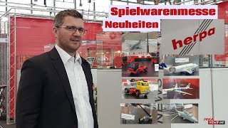 herpa Neuheiten  Neue Fahrzeuge und Flugzeuge vorgestellt auf der Spielwarenmesse 2024 scale [upl. by Ahsimed]