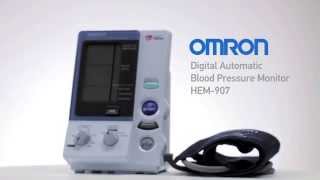 Omron Digital Automatic Blood Pressure Monitor HEM907 [upl. by Mazonson10]