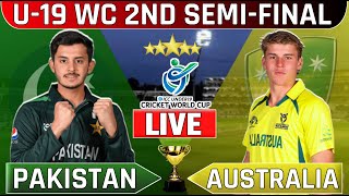 LIVE🔴 pakistan vs australia under19 world cup semifinal 2  pak u19 vs aus u19  u19worldcup [upl. by Eendyc]