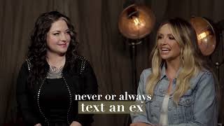 Carly Pearce and Ashley McBryde Play Never Or Always [upl. by Nageem242]