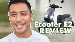 Ecooter E2 Scooter Review The Best Electric Scooter  Rocco Nacino [upl. by Douglass]