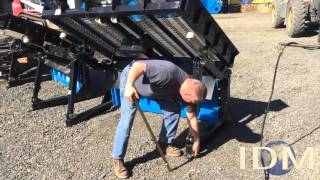 DeSite Topsoil Screener Power Attachment and Deck Angles [upl. by Gosselin]