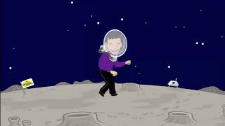 The Wiggles Walking on The Moon Wiggly Animation [upl. by Acinomad]