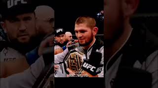 Islam title win alhamdhulillah khabibnurmagomedov islammakhachev ufcfightnight [upl. by Srednas]