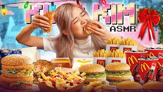 ENG SUB ASMR MCDONALDS MUKBANG DOUBLE BIG MAC AND CHEESE  АСМР МУКБАНГ ДВОЙНОЙ БИГМАК МАКДОНАЛЬДС [upl. by Avruch492]