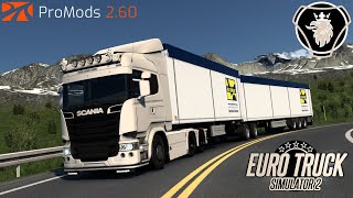 ETS2 143  ProMods 260  SCANIA R490  Alta  Setermoen [upl. by Anyale319]