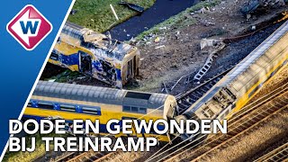 Enorme ravage na dodelijk treinongeluk Voorschoten [upl. by Hpsoj]