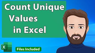 Count Occurrences of Unique Values in a List in Excel [upl. by Godewyn]