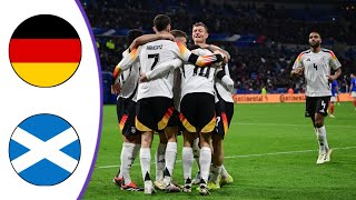 Germany vs Scotland  Extended Highlights amp All Goals 2024 HD [upl. by Moreland]