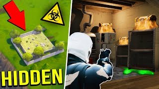 NEW Secret Hidden NUCLEAR LOOT BUNKER Fortnite Battle Royale [upl. by Light]