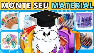 🎒📚 MONTE SEU MATERIAL ESCOLAR  ✏️ Veja como seria seu Material Escolar  quiz buuquiz [upl. by Gweneth]