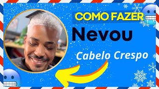 Nevou no cabelo cacheado❄️🇧🇷 nevou matizador [upl. by Uot]