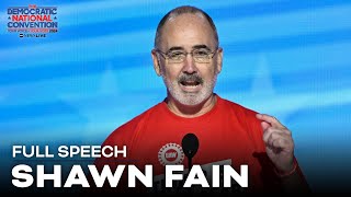 FULL SPEECH UAW president Shawn Fain takes the DNC stage [upl. by Calise]