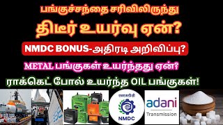 பங்குச்சந்தை சரிவிலிருந்து திடீர் உயர்வு ஏன்  Market Rally  4 Positive News [upl. by Iel]