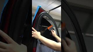 Installing 5 nano ceramic window tint on a 2024 Cadillac CT5V Using the 2 stage method [upl. by Onitselec]