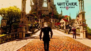 4K Relaxing Day Walk in The Duchy of Toussaint  Witcher 3 Ambience [upl. by Gies519]