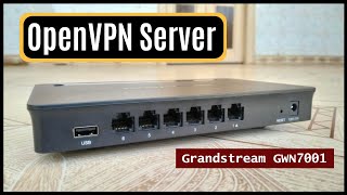 Setting Up Openvpn Server On Grandstream Gwn7001 Router [upl. by Acisej784]