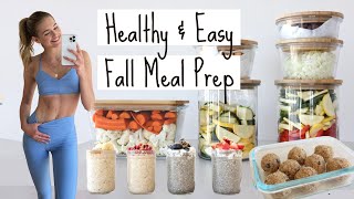 Healthy Mealprep for Fall  Easy amp Quick Recipes and Protein Snacks [upl. by Ainod928]