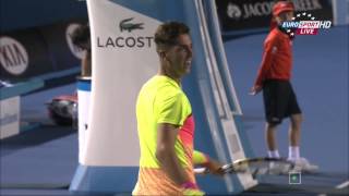 Thanasi Kokkinakis vs Ernests Gulbis Match Point Australian Open 2015 [upl. by Sheba]